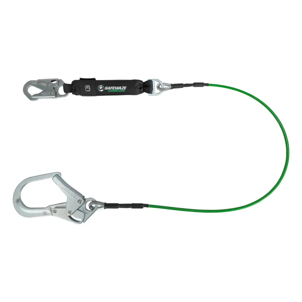 Leading Edge 6′ Energy Absorbing Lanyard: Rebar Hook 1