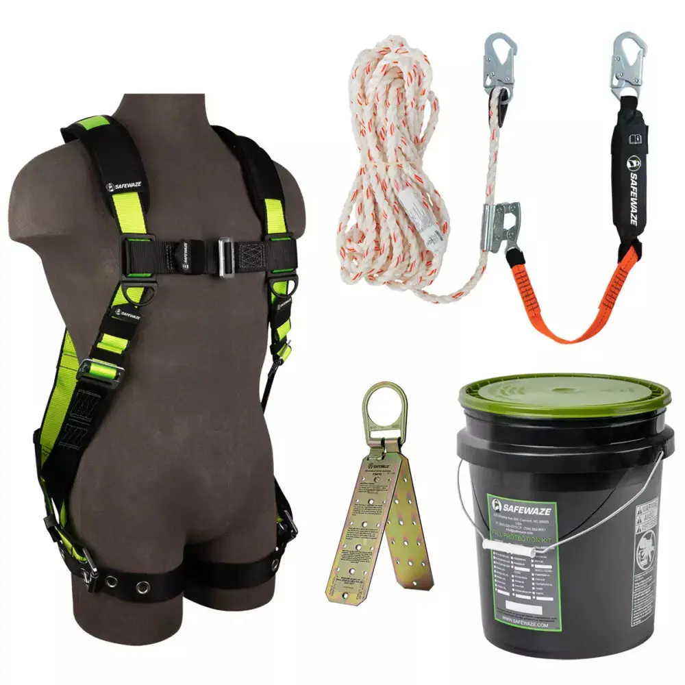 Pro Bucket Roof Kit: Fs185 Harness, 018-7005 Vll, Fs870 Anchor 1