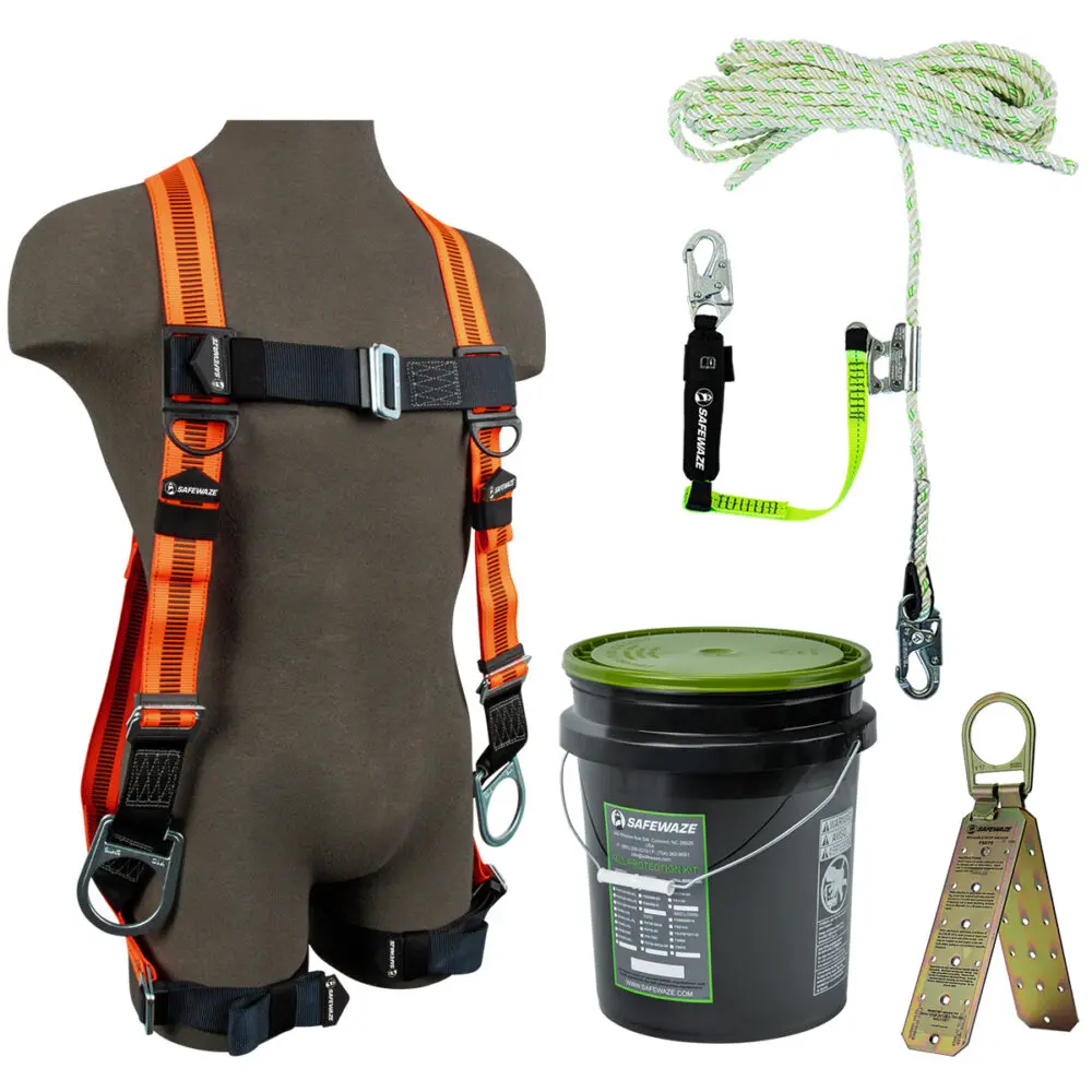 V-Line Bucket Roof Kit: Fs99281-E Harness, Fs700-50Ga-3E Vll, Fs870 Anchor 1