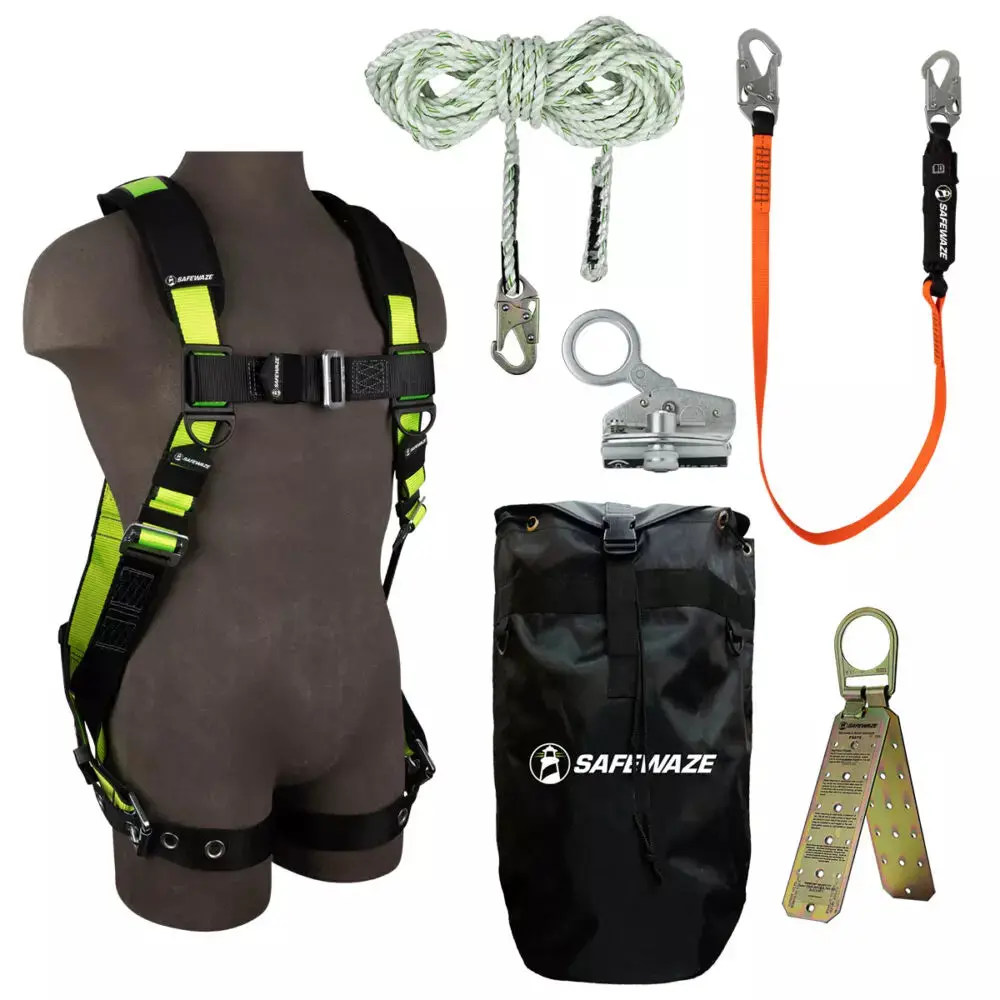 Pro Bag Roof Kit: Fs185 Harness, Fs700-50 Vll, Fs1118-Dc Grab, Fs88560-E Lanyard, Fs870 Anchor, Fs8185 Bag 1