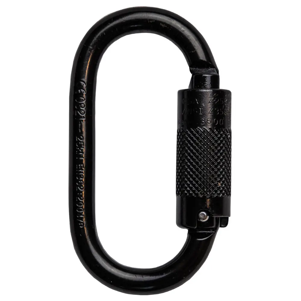 Oval Steel Triple Lock Carabiner 1