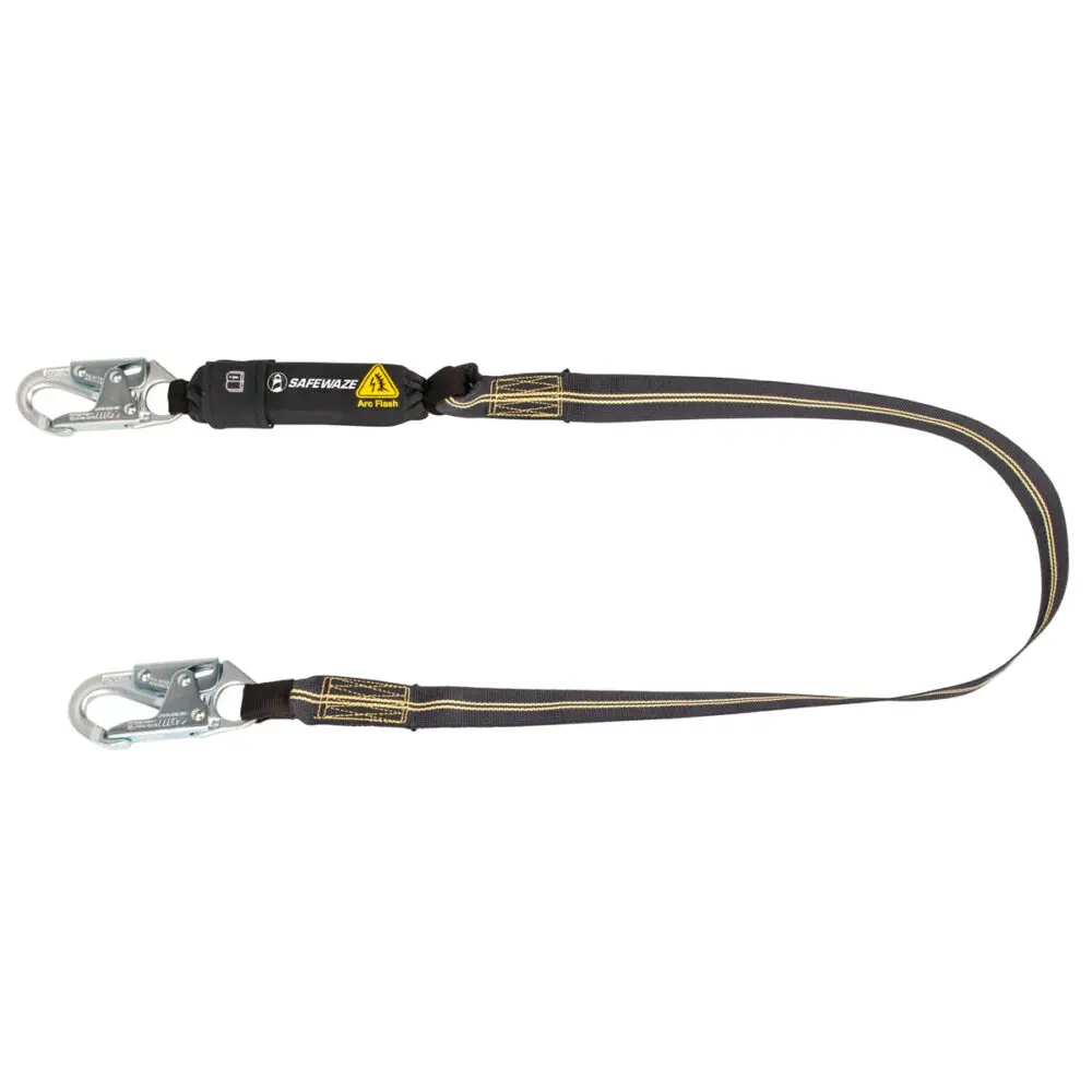 Arc Flash 6′ Energy Absorbing Lanyard: Aramid, Snap Hook 1