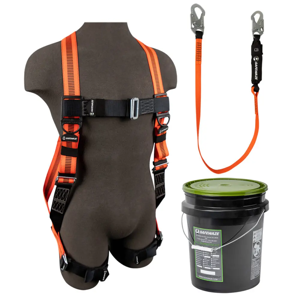 V-Line Bucket Combo: Fs99280-E Harness, Fs88560-E Lanyard 1