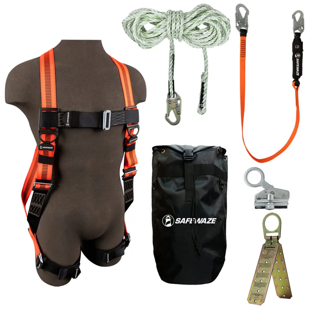 V-Line Bag Roof Kit: Fs99280-E Harness, Fs700-100 Vll, Fs1118-Dc Grab, Fs88560-E Lanyard, Fs870 Anchor, Fs8185 Bag 1