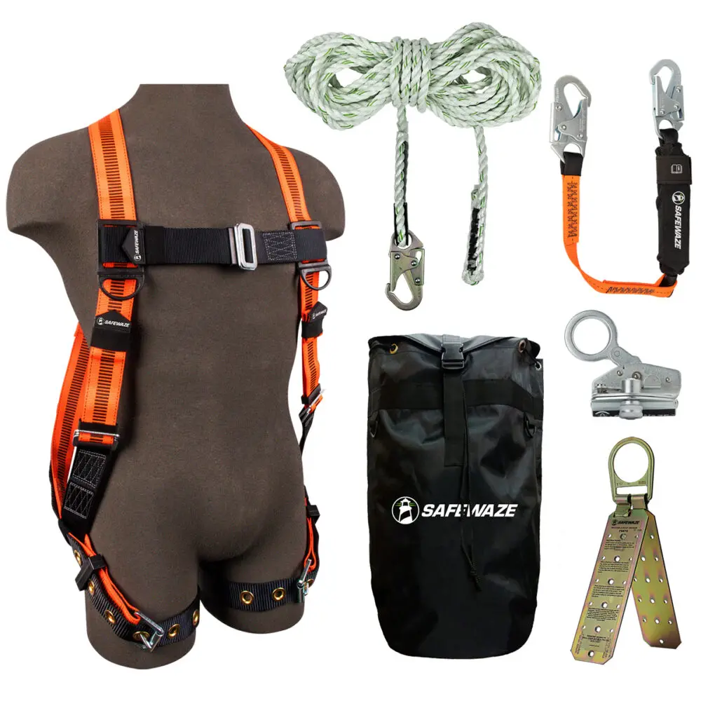 V-Line Bag Roof Kit: Fs99185-E Harness, Fs700-50 Vll, Fs1118-Dc Grab, Fs88560-E3 Lanyard, Fs870 Anchor, Fs8185 Bag 1