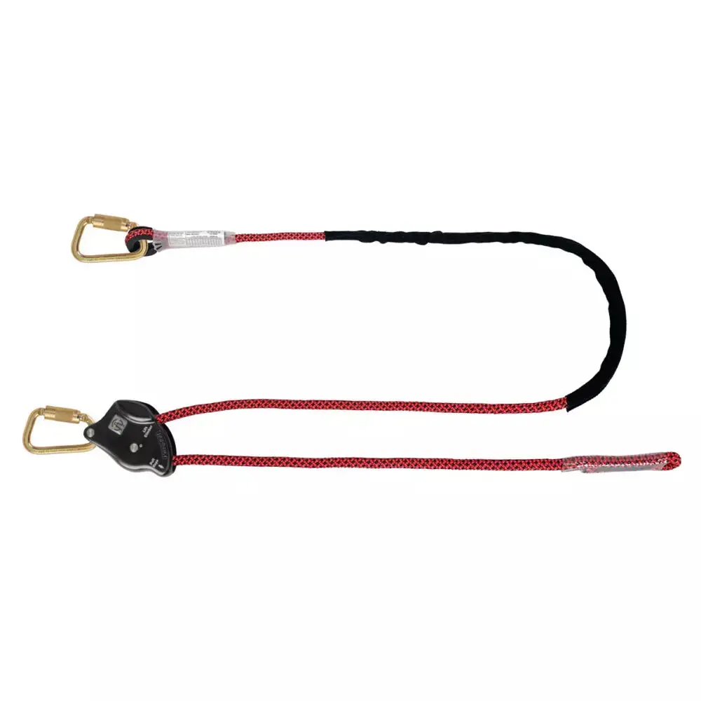 6.5′ Rope Positioning Assembly: Rope Adjuster, Carabiners 1