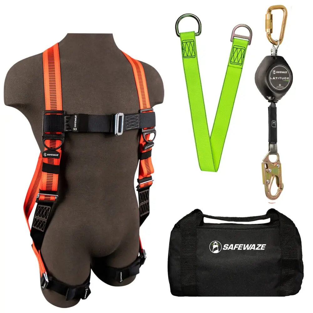 V-Line Bag Kit: Fs99280-E Harness, Fs-Fsp1411-W Srl-P, Fs811-3 Anchor, Fs8125 Bag 1