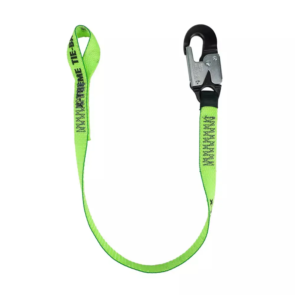 37″ Tie-Back Leg: Sl, Alu Snap Hook - Pack Of 25 1