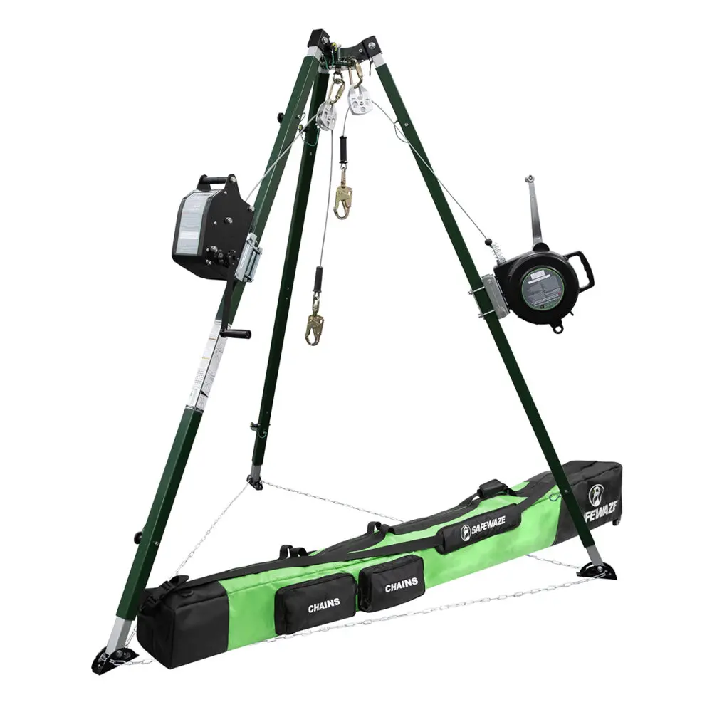 10′ Tech Tripod Kit: 65′ Personnel Winch, 65′ 3-Way 1