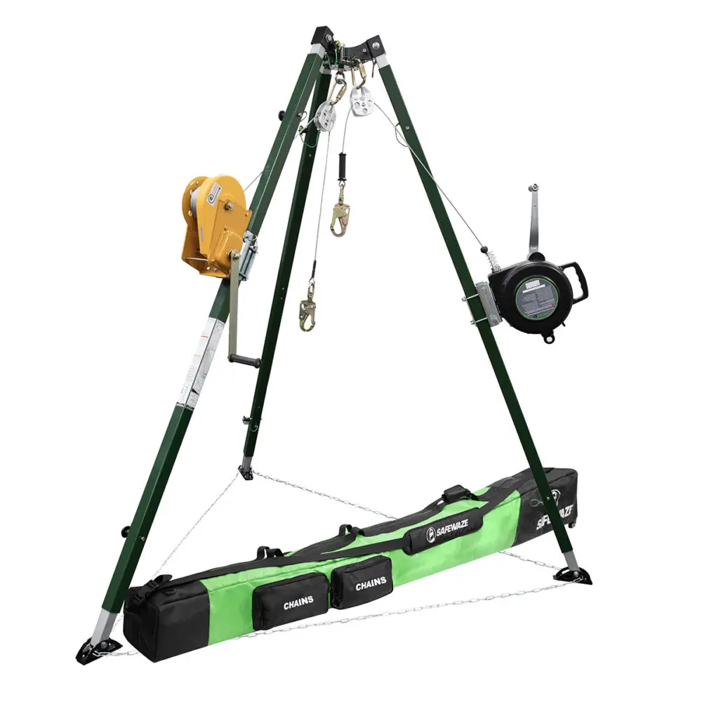 10′ Tech Tripod Kit: 65′ Material Winch, 65′ 3-Way 1