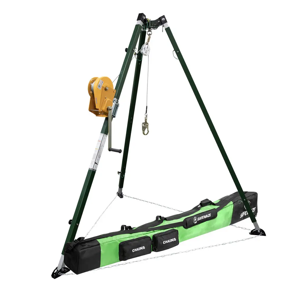 10′ Tech Tripod Kit: 65′ Material Winch 1