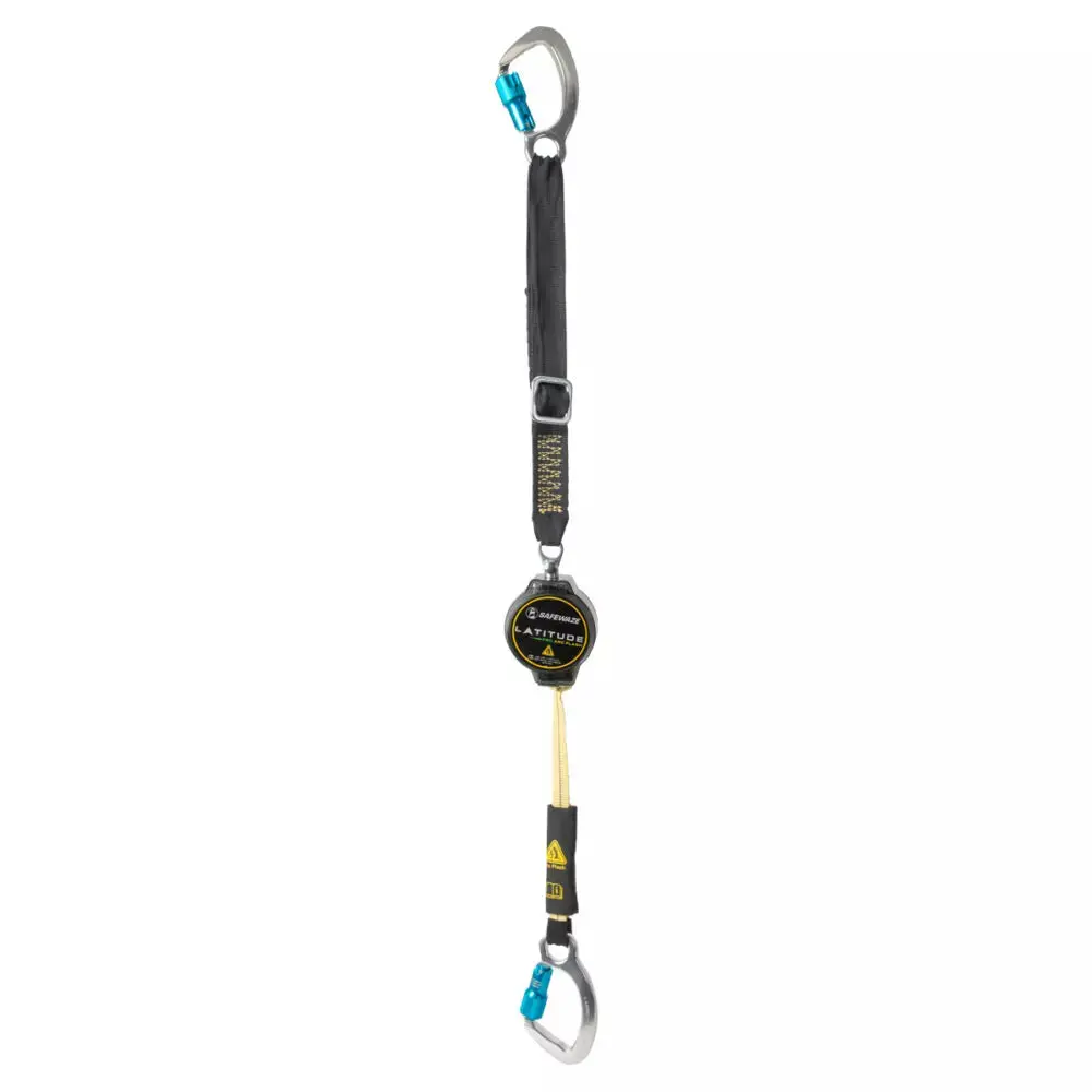 Latitude Pro Arc Flash 7′ Single Web Srl-P: 18-22″ Adj. Aramid Ext., Alu Captive Eye Carabiners 1