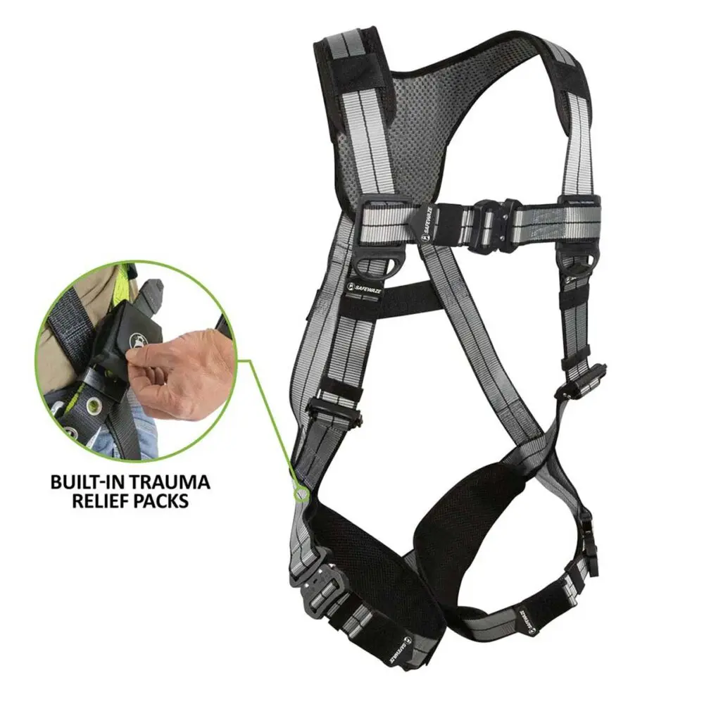 Pro+ Slate Full Body Harness: Alu 1D, Alu Qc Chest/Legs, Trauma Relief 1