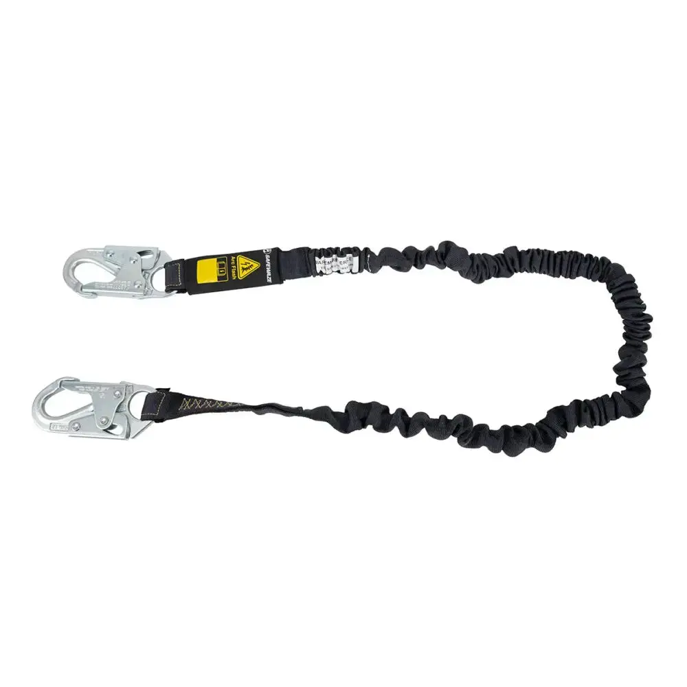 Arc Flash 6′ Internal Energy Absorbing Lanyard: Aramid, Snap Hook 1