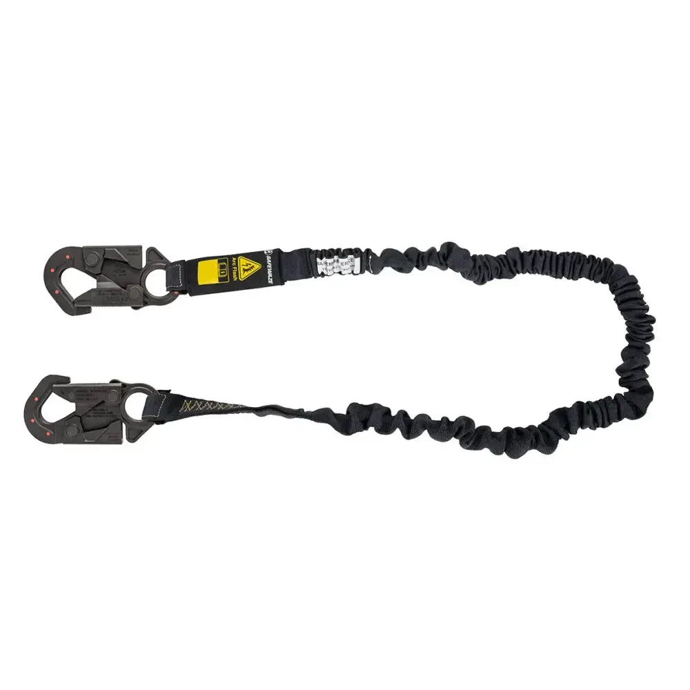 Arc Flash 6′ Internal Energy Absorbing Lanyard: Aramid, Dielectric Snap Hook 1