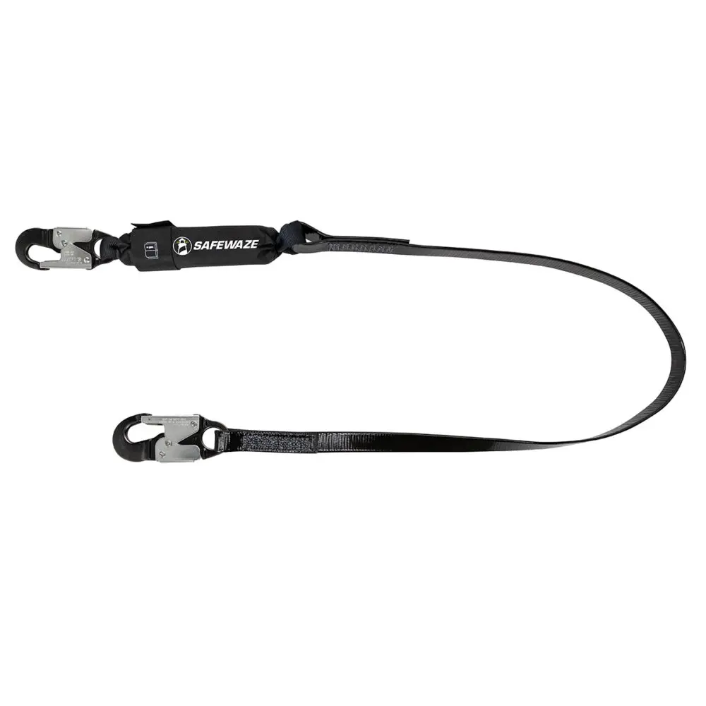Pro-Shield 6′ Energy Absorbing Lanyard: Alu Snap Hook 1