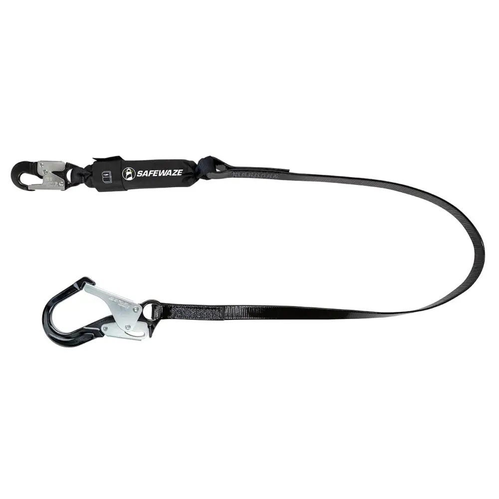 Pro-Shield 6′ Energy Absorbing Lanyard: Alu Rebar Hook 1