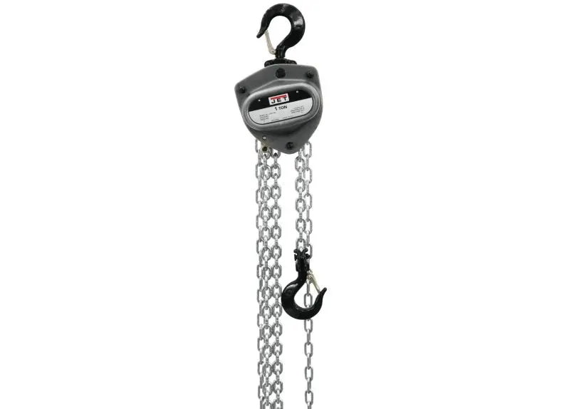 1-Ton Hand Chain Hoist With 10' Lift & Overload Protection | L-100-100Wo-10 1