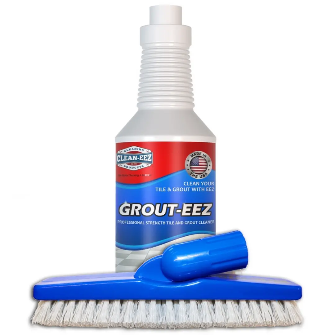 Grout-Eez Tile & Grout Cleaner With Grout Brush 32Oz 1