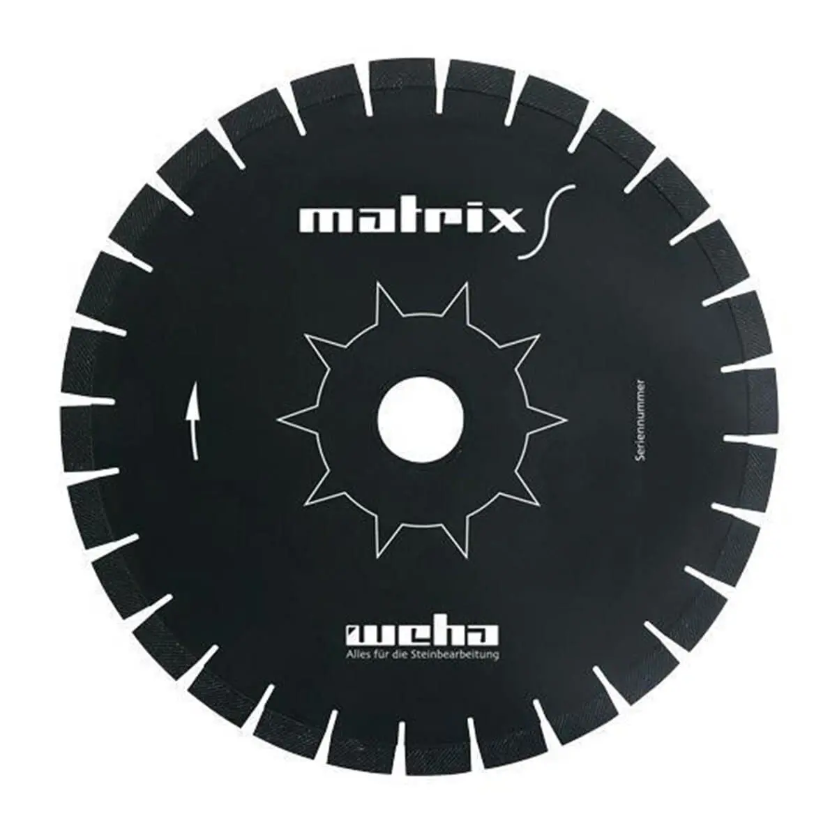 12 Inch Weha Matrix S Diagonal Diamond Bridge Saw Blade 1