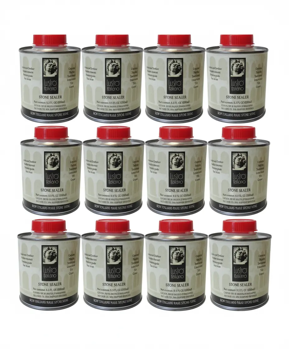 Lustro Italiano Stone Sealer 8.5 Oz - 12 Cans 1