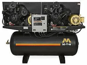120-Gallon Two Stage Electric Duplex Air Compressor - Add-23110-120H 1