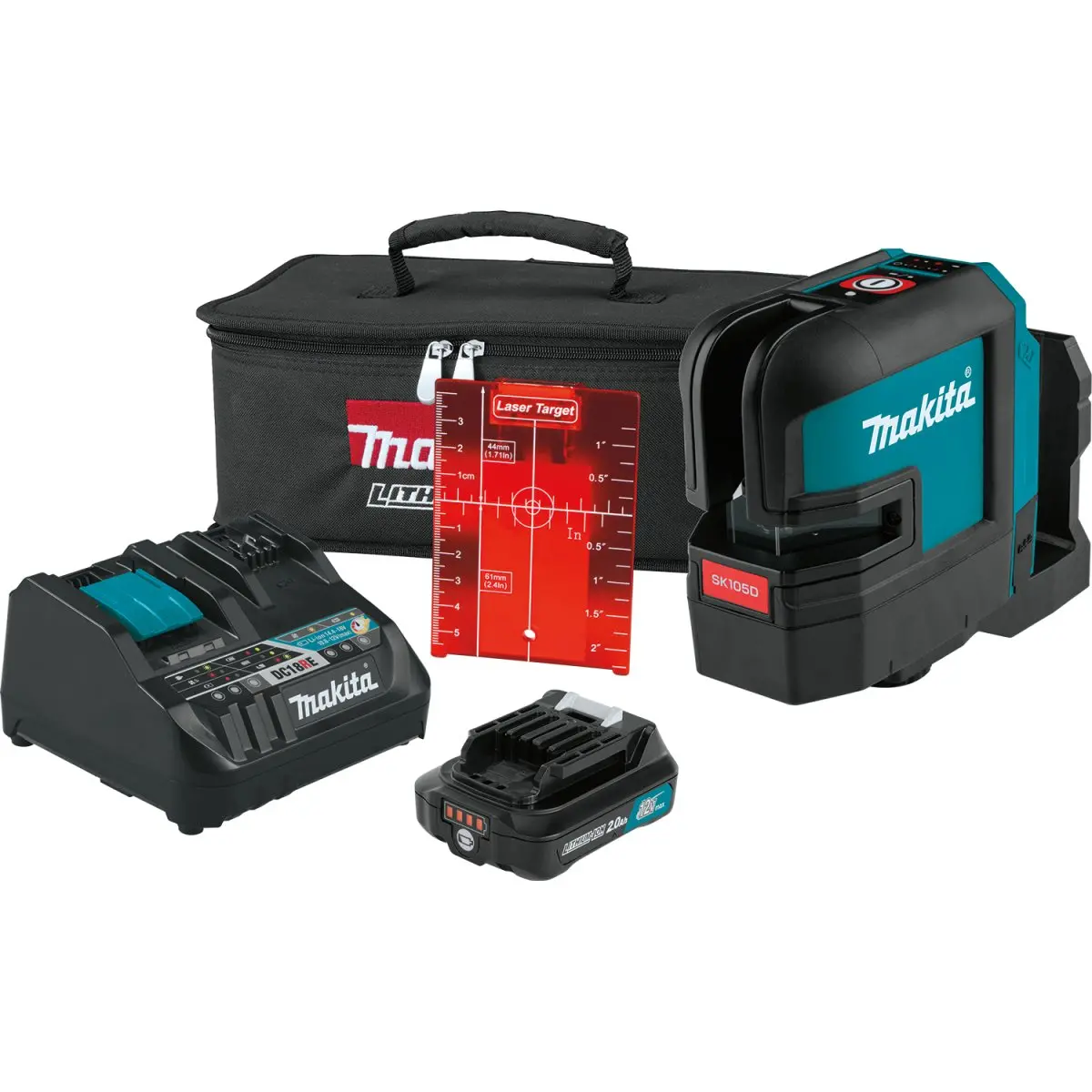 12V Max Cxt® Lithium‑Ion Cordless Self‑Leveling Cross‑Line Red Beam Laser (2.0Ah) 1
