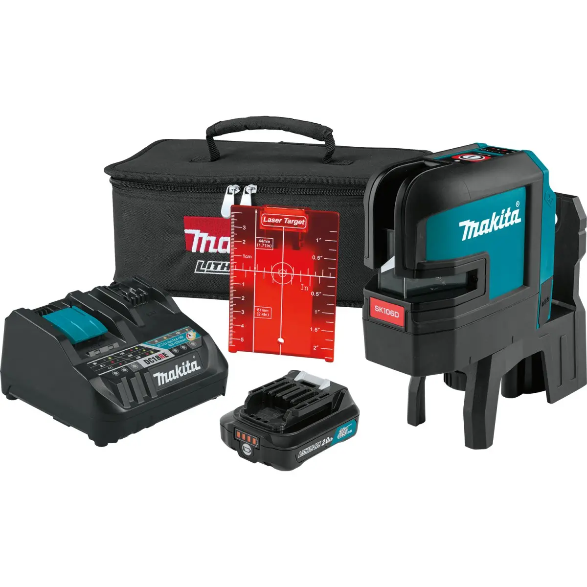 12V Max Cxt® Lithium‑Ion Cordless Self‑Leveling Cross‑Line/4‑Point Red Beam Laser 1