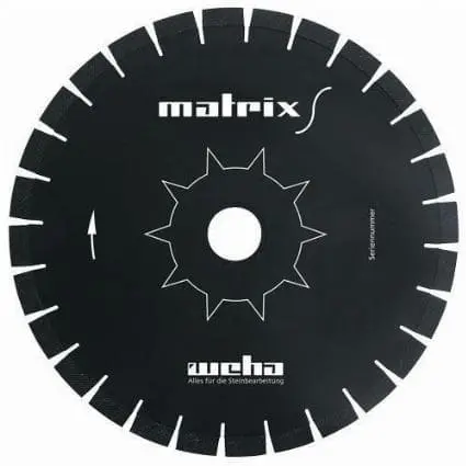 16" Weha Matrix S Diagonal Diamond Bridge Saw Blade 1