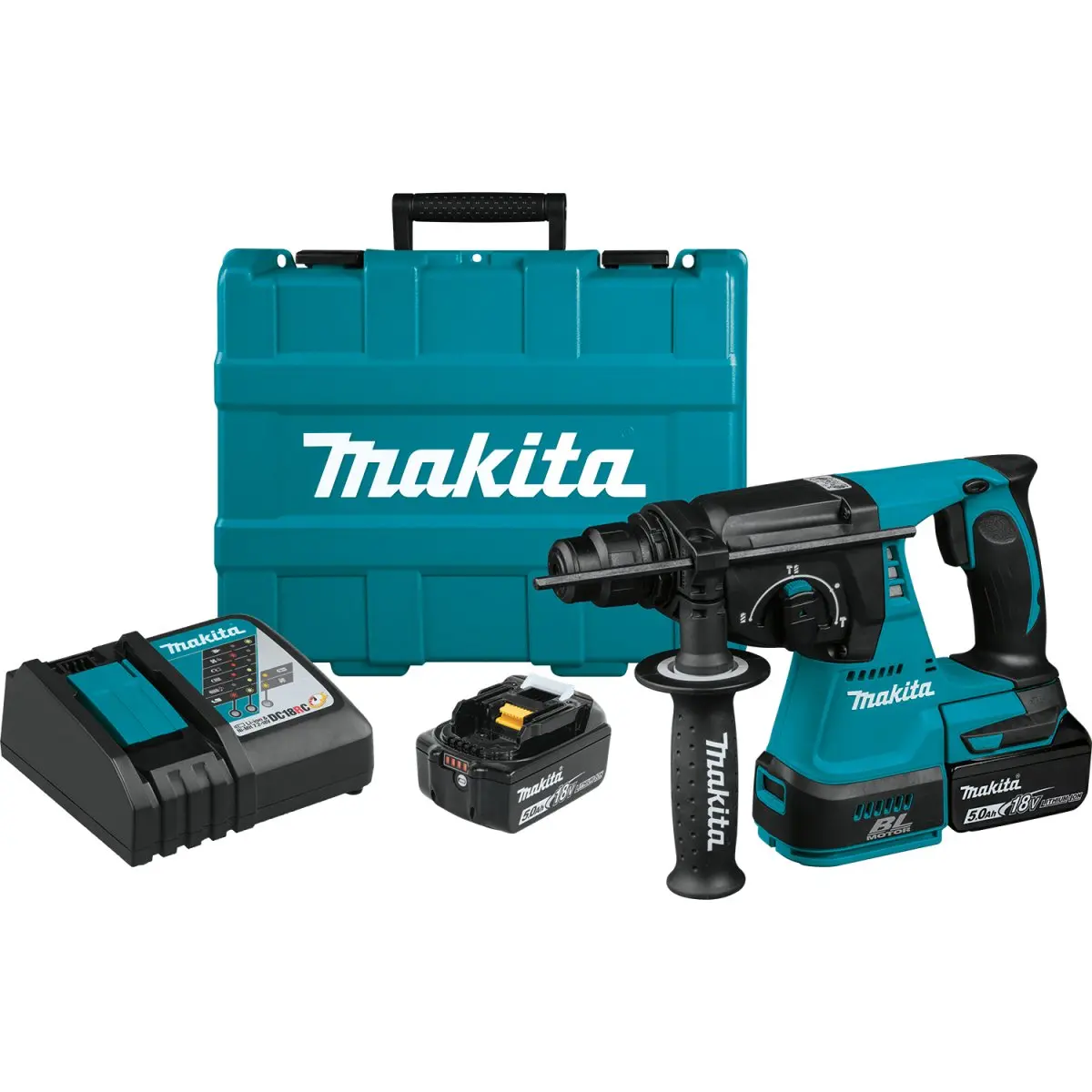 18V Lxt® Lithium‑Ion Brushless Cordless 1" Rotary Hammer (5.0Ah) 1