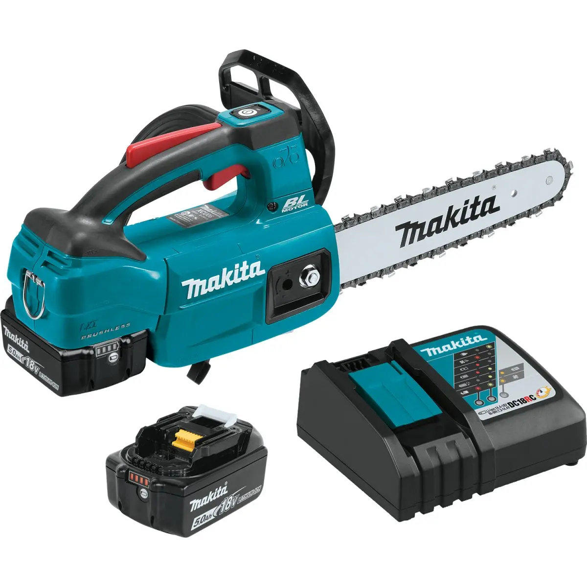 18V Lxt® Lithium‑Ion Brushless Cordless 10" Top Handle Chain Saw 1