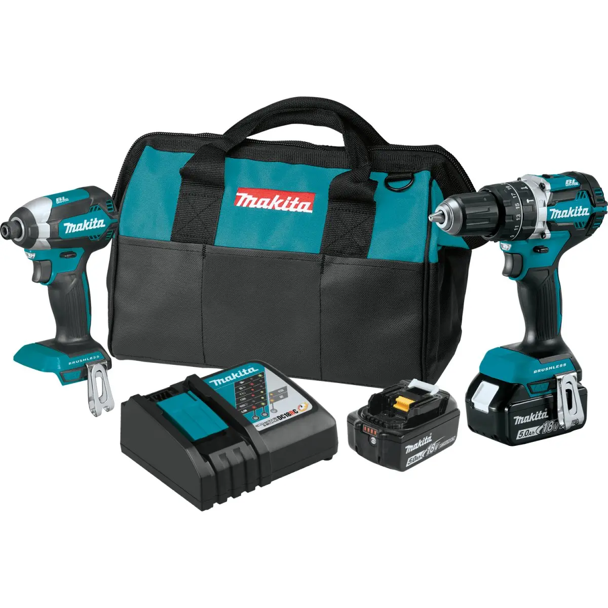 18V Lxt® Lithium‑Ion Brushless Cordless 2‑Pc. Combo Kit (5.0Ah) 1