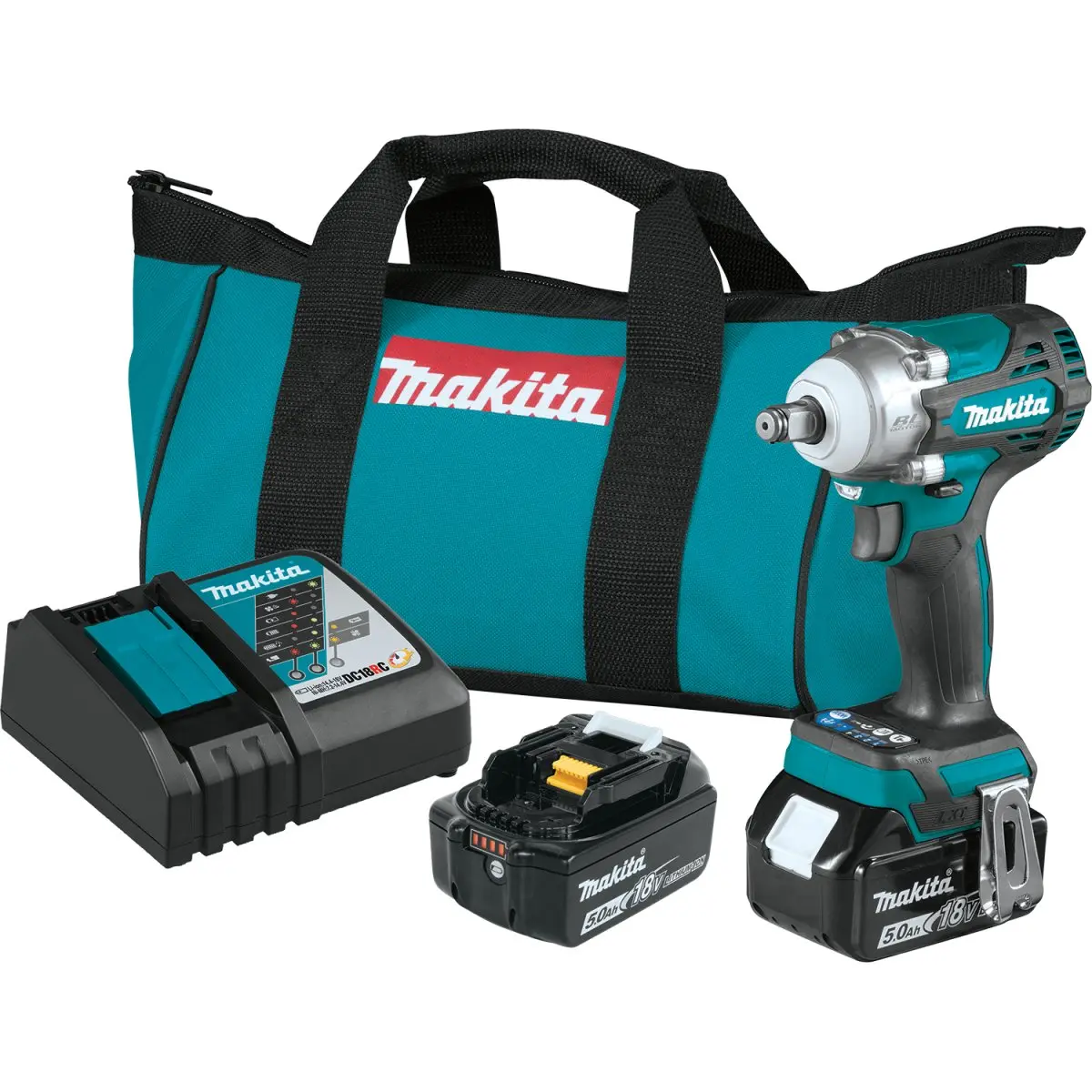 18V Lxt® Lithium‑Ion Brushless Cordless 4‑Speed 1/2" Sq. Drive Impact Wrench W/ Friction Ring Anvil 1