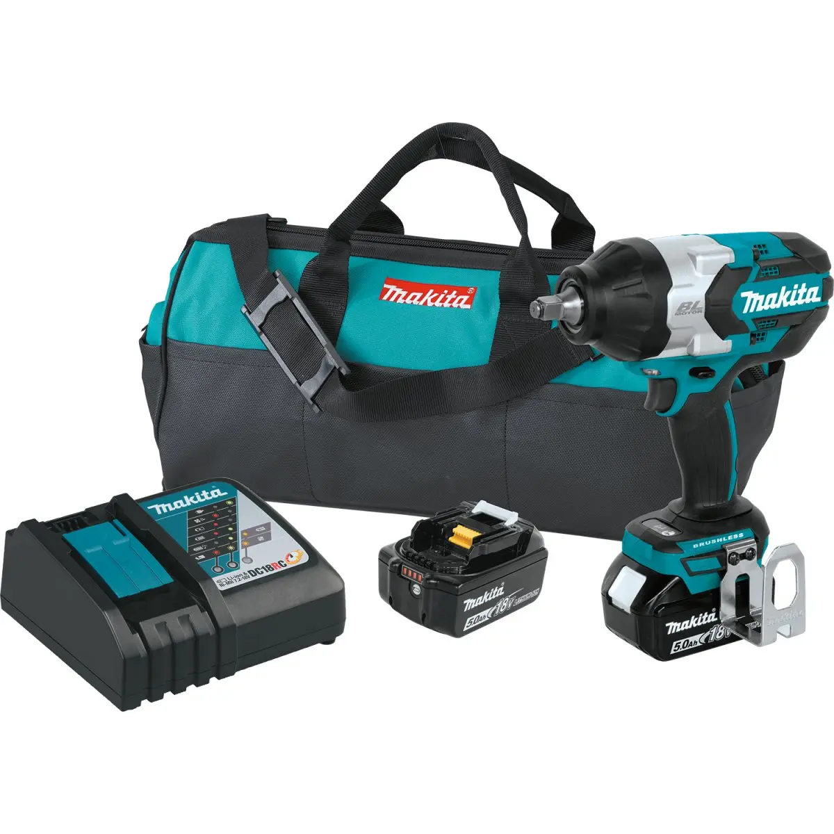 18V Lxt® Lithium‑Ion Brushless Cordless High‑Torque 1/2" Sq. Drive Impact Wrench 1