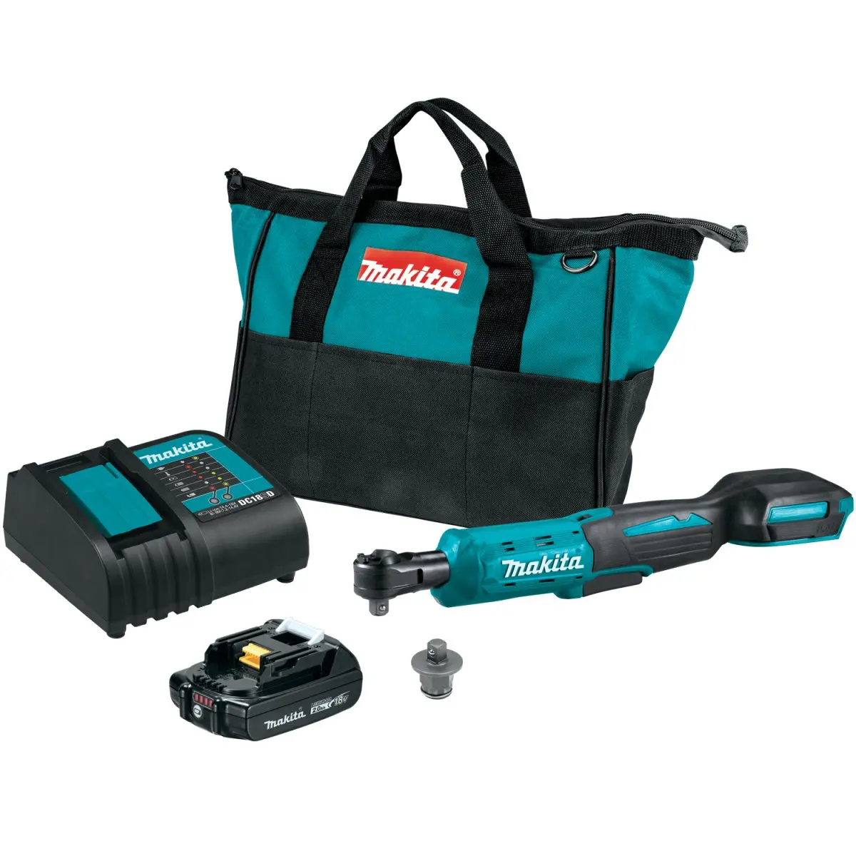 18V Lxt® Lithium‑Ion Cordless 3/8" / 1/4" Sq. Drive Ratchet 1