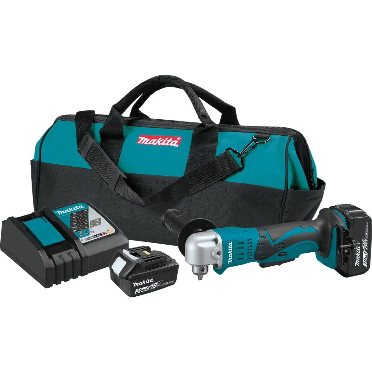 18V Lxt® Lithium‑Ion Cordless 3/8" Angle Drill (3.0Ah) 1