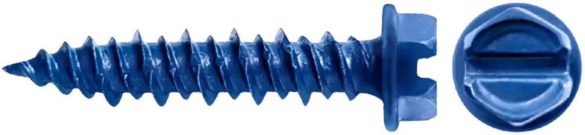 Concrete Screws - Hex Washer Head - 3/16" 1
