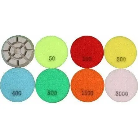 3" Premium Wet Polishing Pucks 1