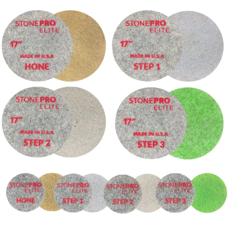 3 Step Elite Diamond Impregnated Pads 1