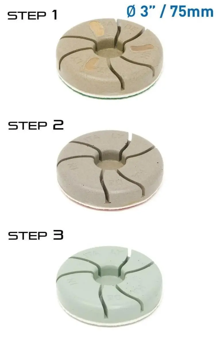 3 Step Polishing Pads For Hg Hyper Grinder 1