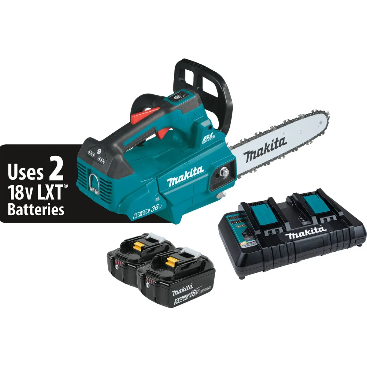 36V (18V X2) Lxt® Brushless 14" Top Handle Chain Saw 1