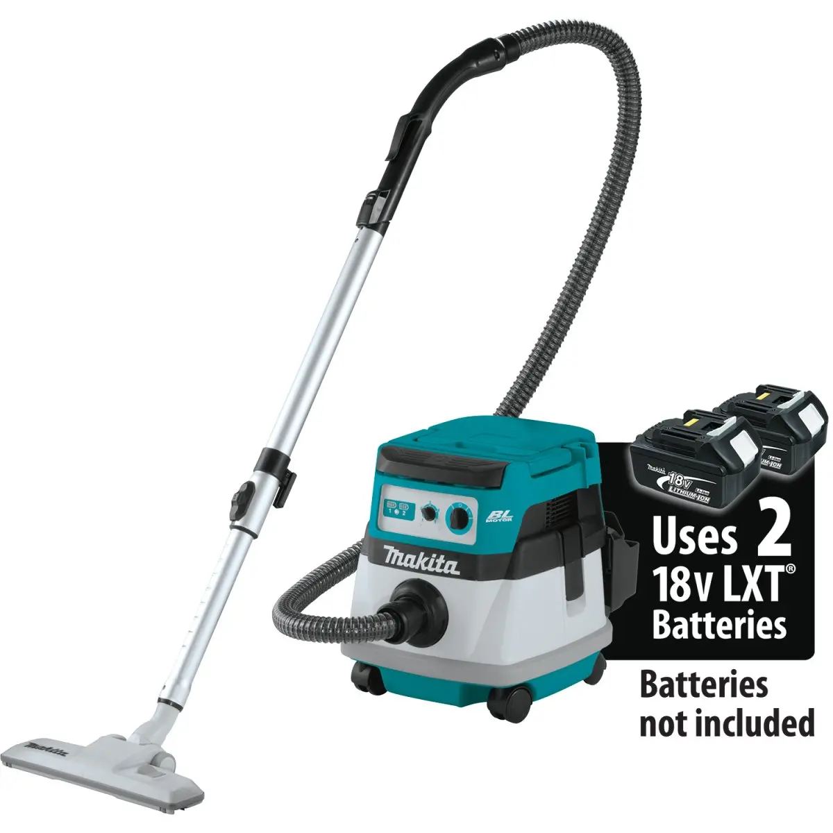36V (18V X2) Lxt® Brushless 2.1 Gallon Wet/Dry Dust Extractor/Vacuum 1