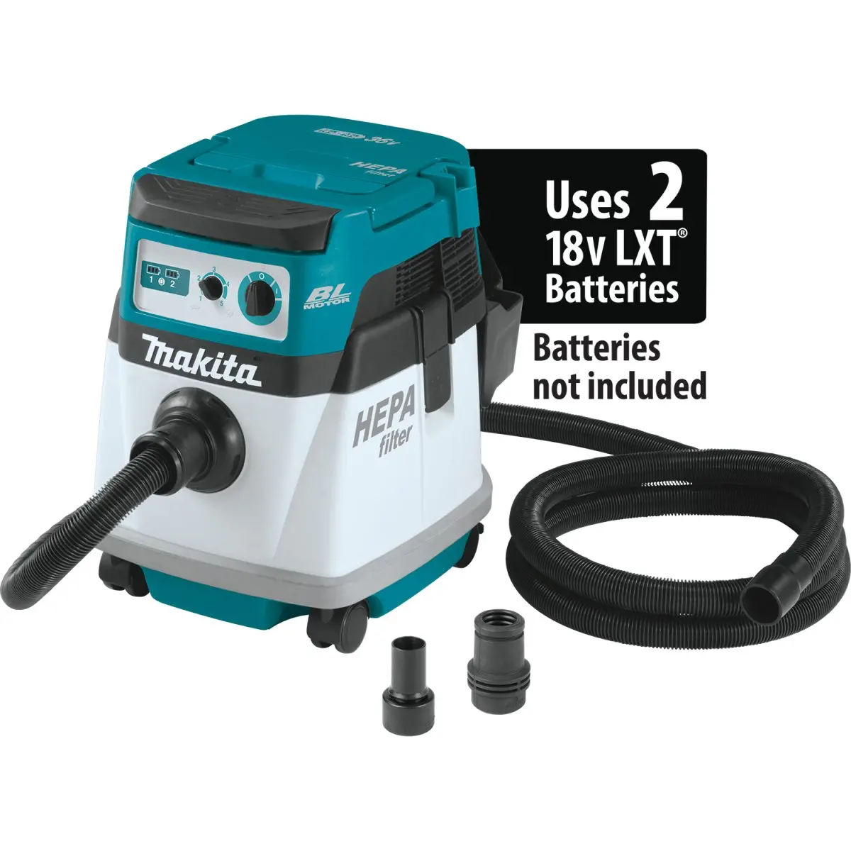 36V (18V X2) Lxt® Brushless 4 Gallon Hepa Filter Dry Dust Extractor, Tool Only 1