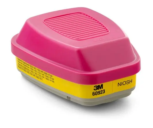 3M Organic Vapor/Acid Gas Cartridge/Filter 60923 | P100 (30 Pairs) 1