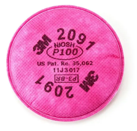 3M Particulate Filter 2091/07000(Aad) | P100 (50 Pairs) 1