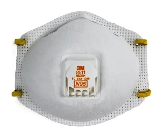3M Particulate Respirator 8511, N95 (8/Case) 1