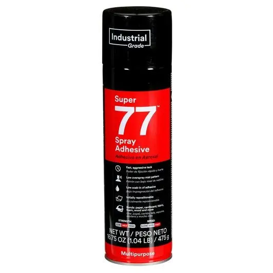 3M Super 77™ Multipurpose Spray Adhesive (12 Count) 1