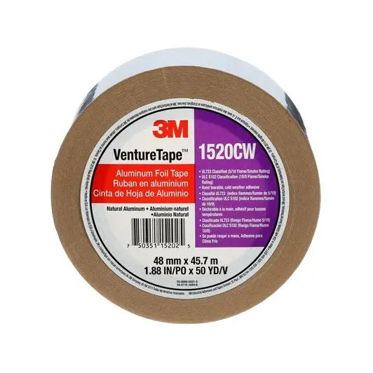 3M Venture Tape™ Aluminum Foil Tape 1520Cw (24 Rolls) 1