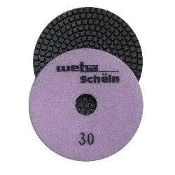 4 Inch Weha Schein Diamond Polishing Pads 3.4Mm Thick 1