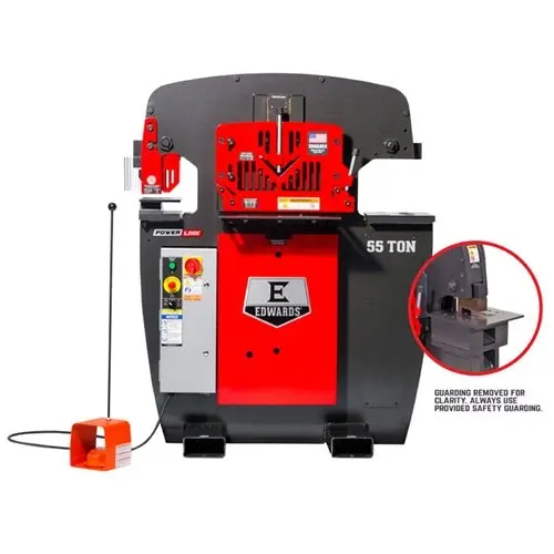 55 Ton Ironworker  With Coper Notcher 1